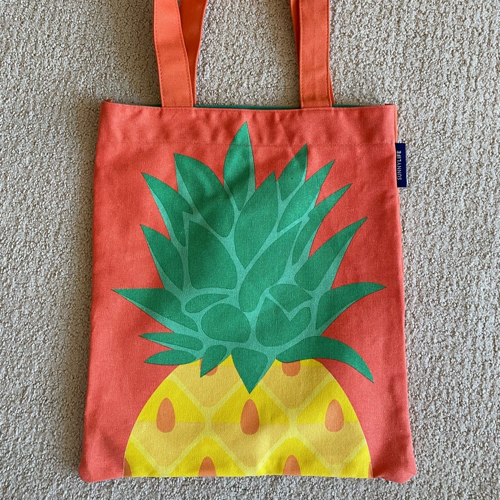 Sunnylife Canvas Pineapple Tote
